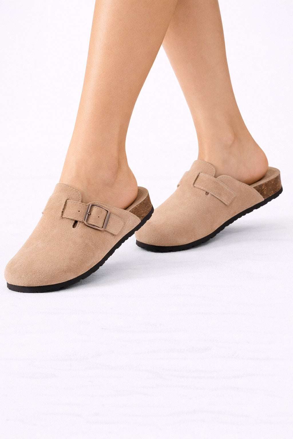 Kidmi - Zuecos de ante Unisex Antideslizantes Ergonómicos