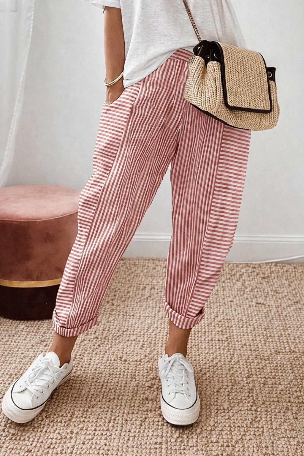 Lidia — Pantalón de rayas elegante y cómodo