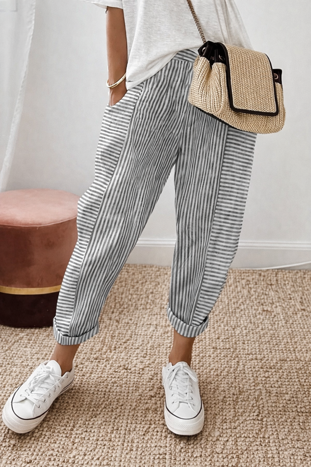 Lidia — Pantalón de rayas elegante y cómodo