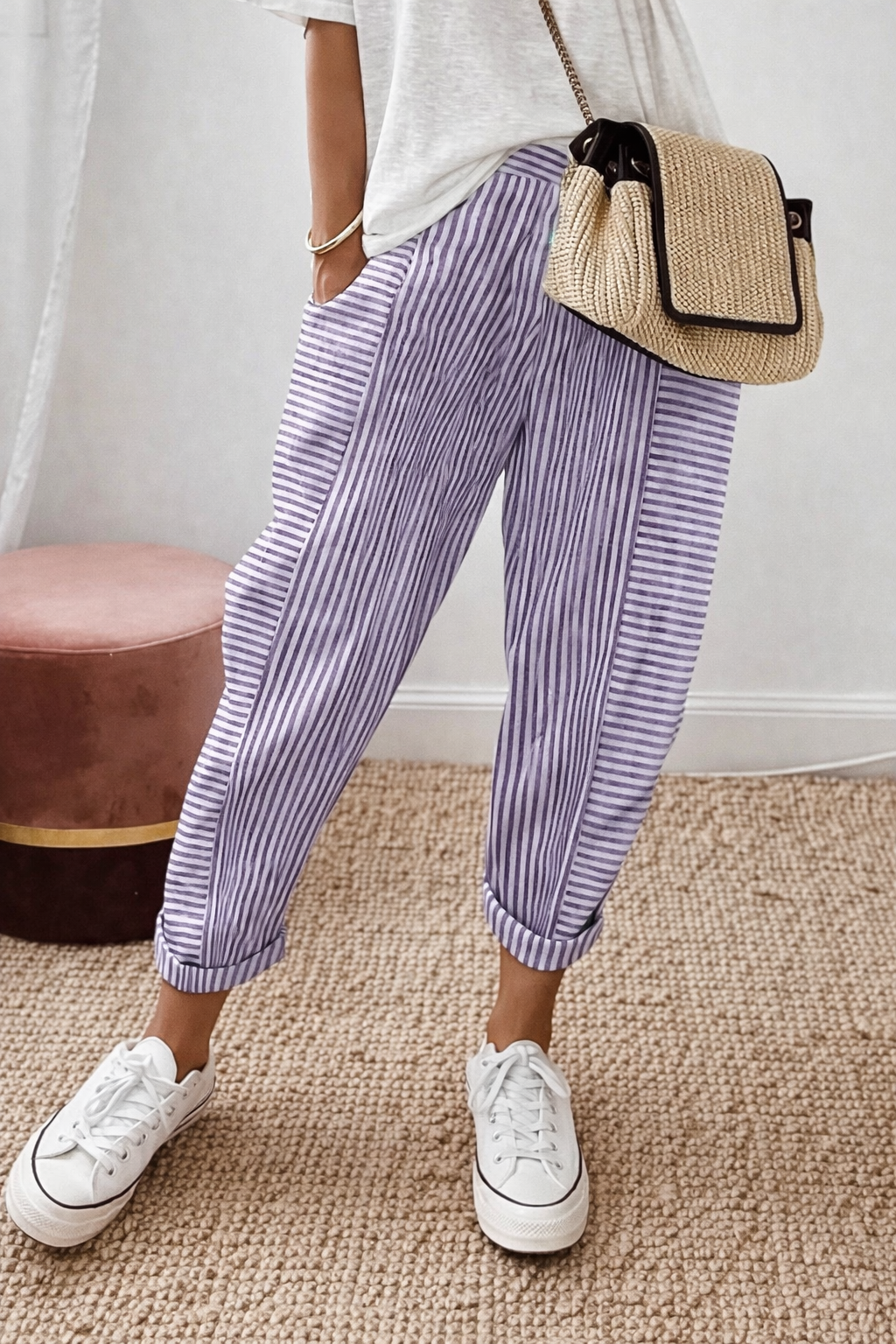 Lidia — Pantalón de rayas elegante y cómodo