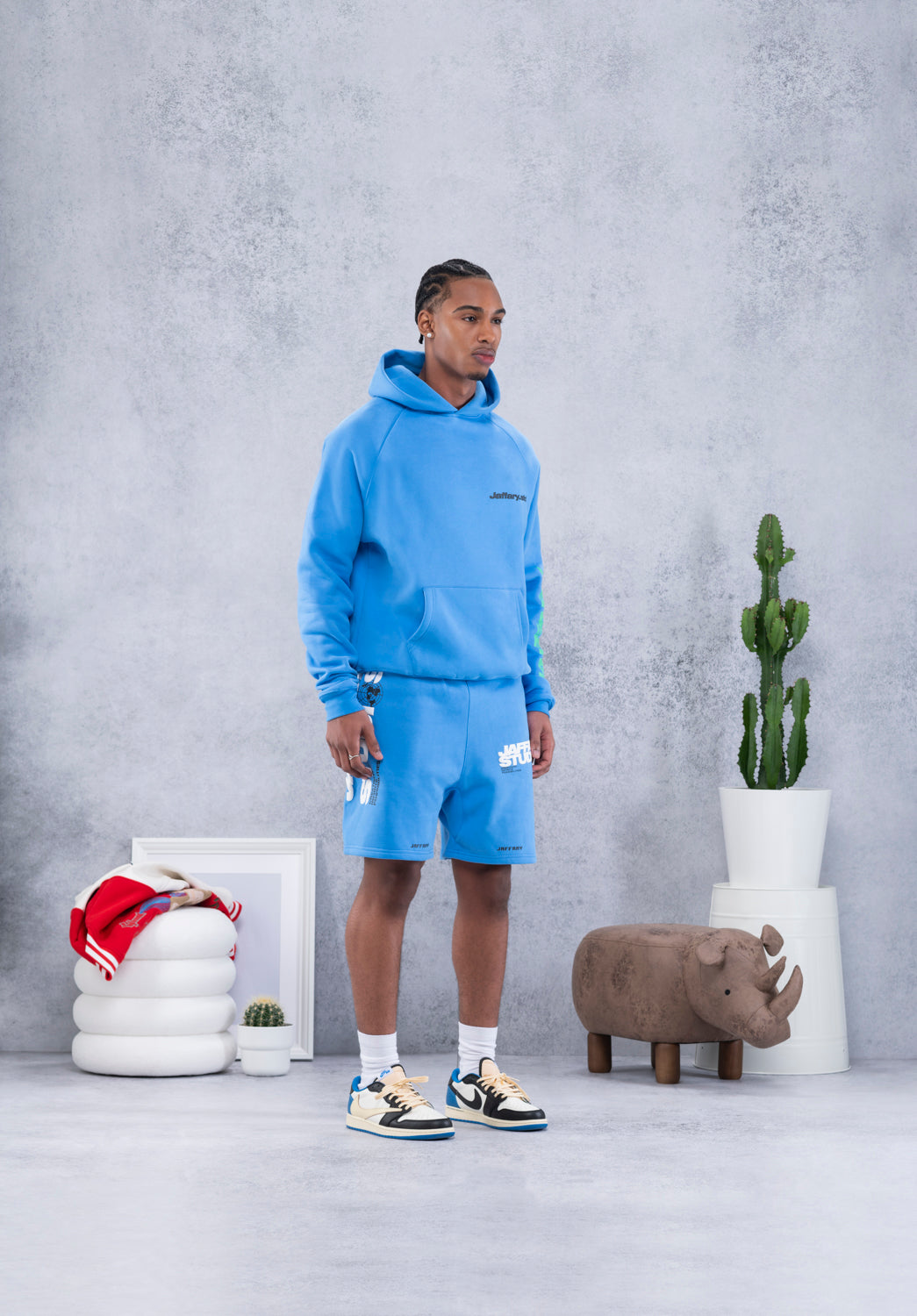 Joel | Sudadera con Capucha French Terry – Negra