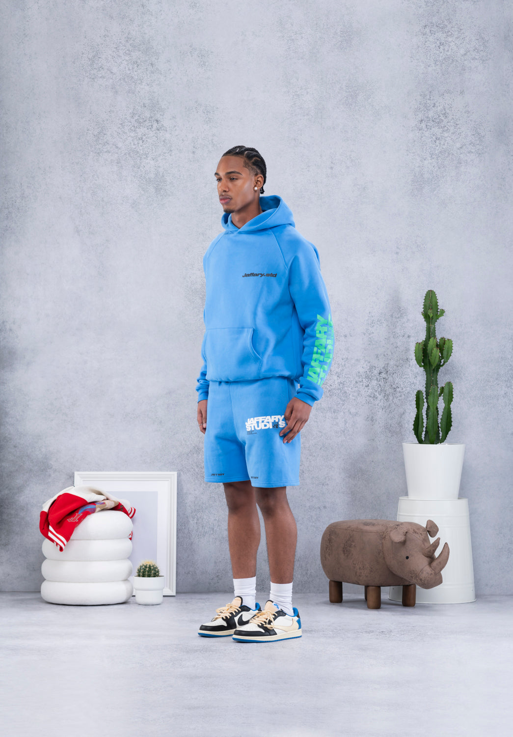 Joel | Sudadera con Capucha French Terry – Negra