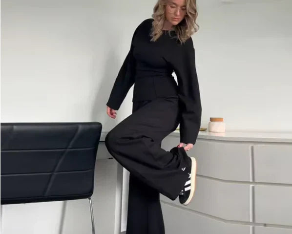 Conjunto de dos piezas elegante y cómodo