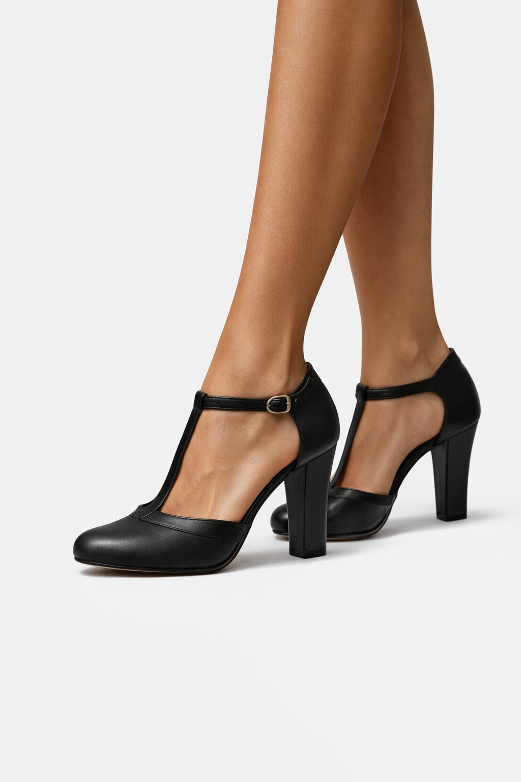 Ambra™ | Zapatos de salón con tira en T y tacón cómodo