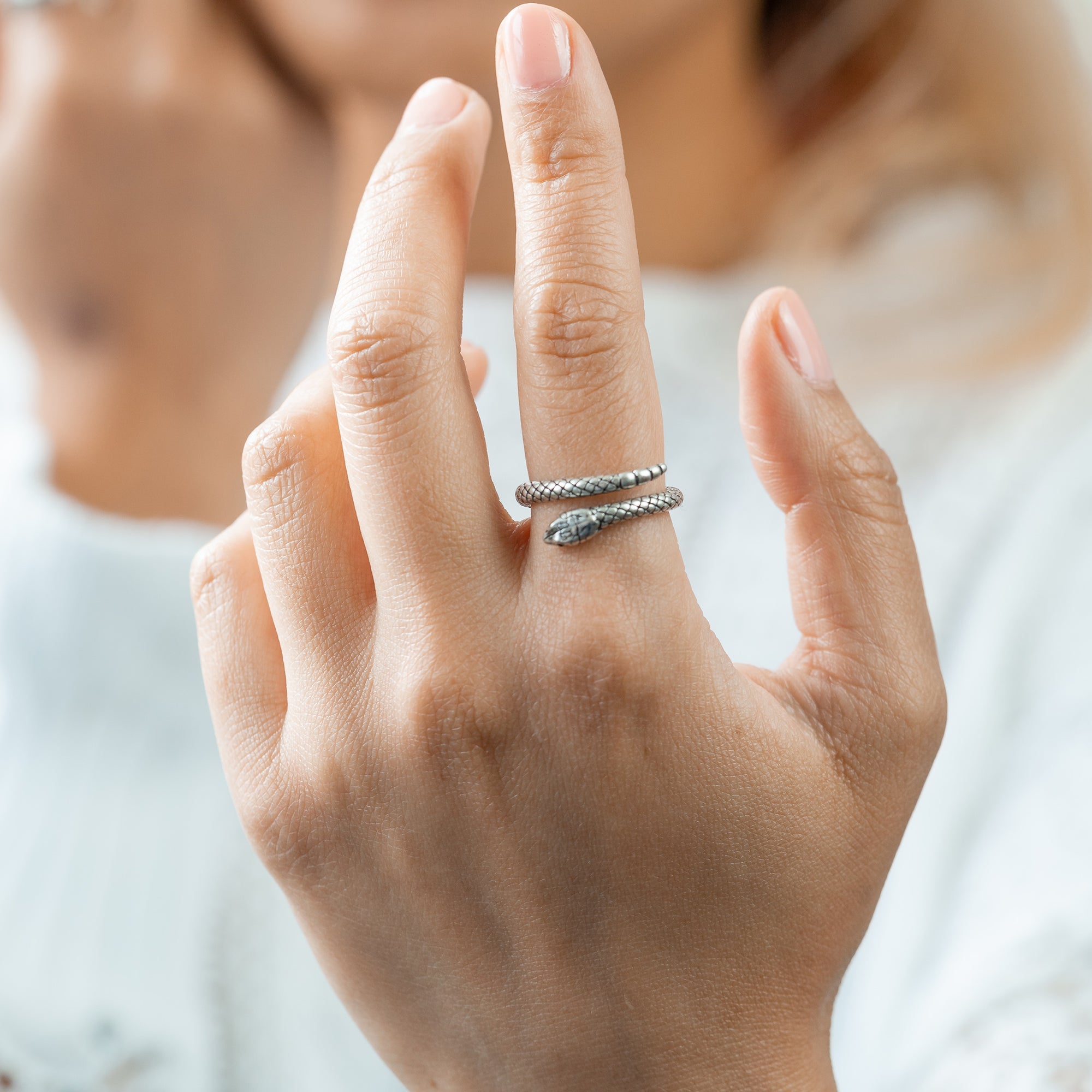 Valeria | Anillo Ajustable Serpiente Felicity