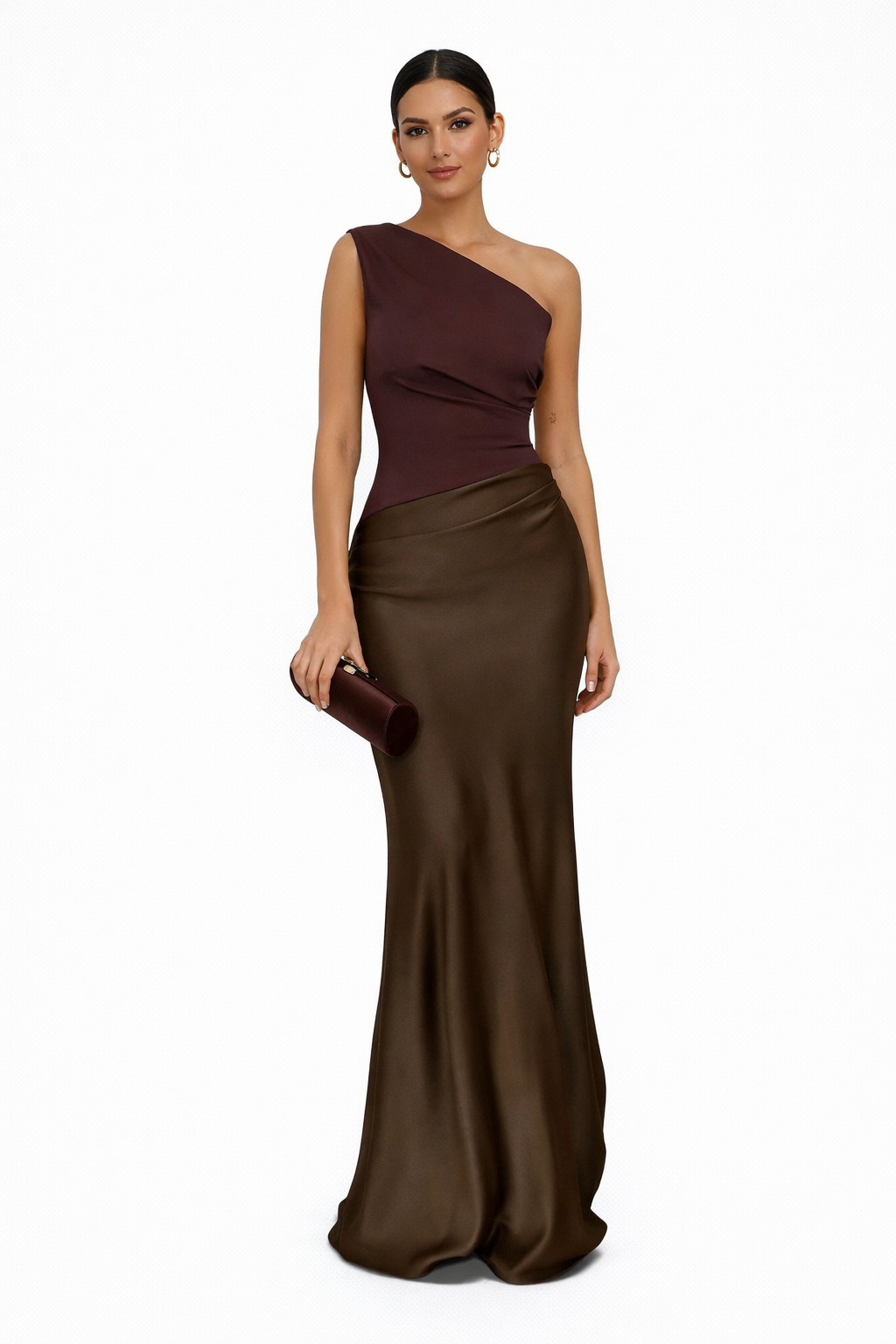 Amarílis - Elegante Vestido de un solo hombro